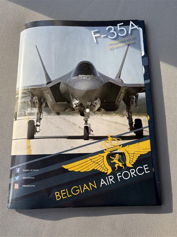 F-35A Belgian Air Force, Ophalen of Verzenden, Luchtmacht, Boek of Tijdschrift