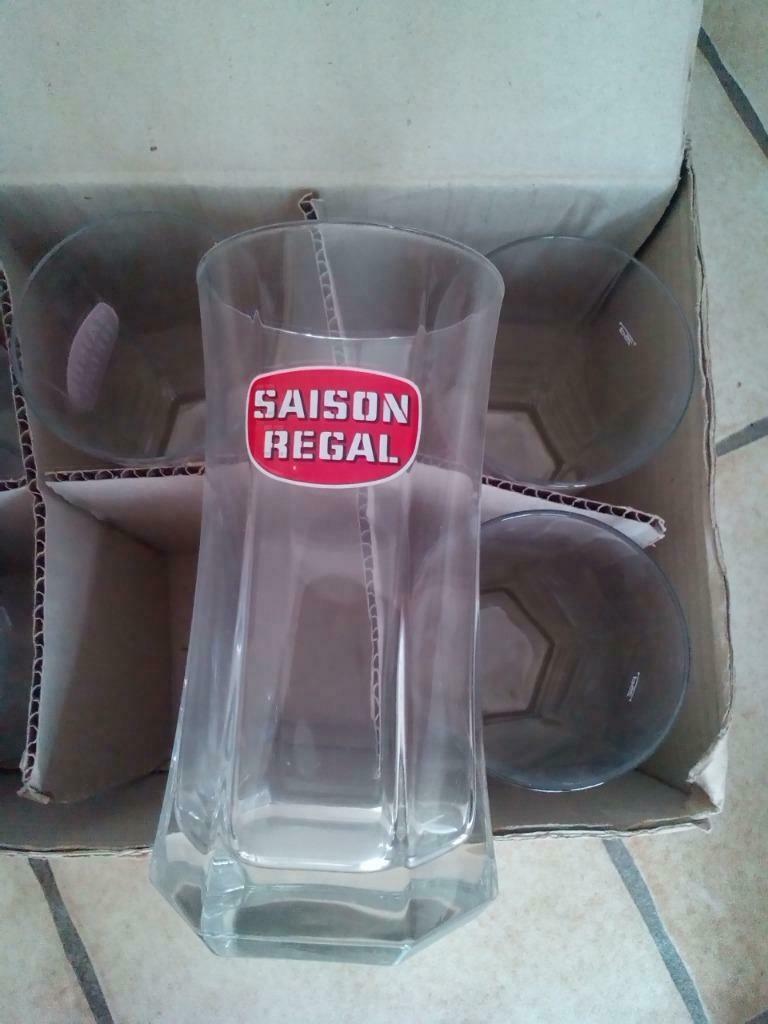 Saison Regal 6 verres, Enlèvement, Comme neuf, Verre, Verre ou Verres