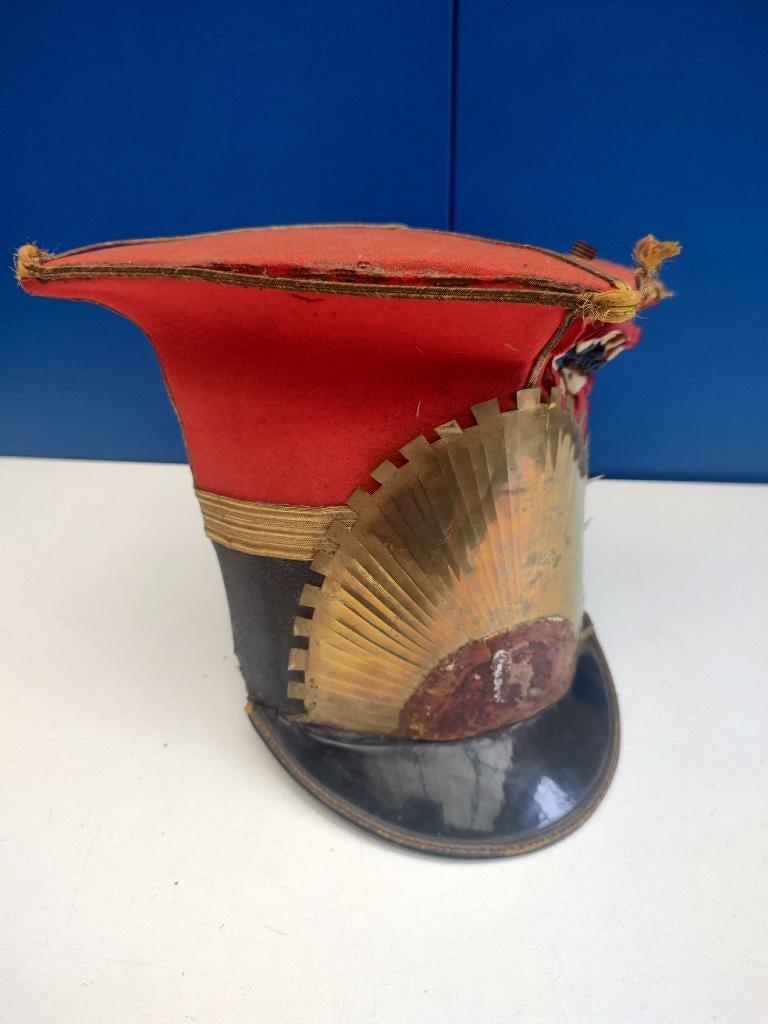 Franse shako model 1ste Empire , centenaire model, Collections, Objets militaires | Général, Envoi