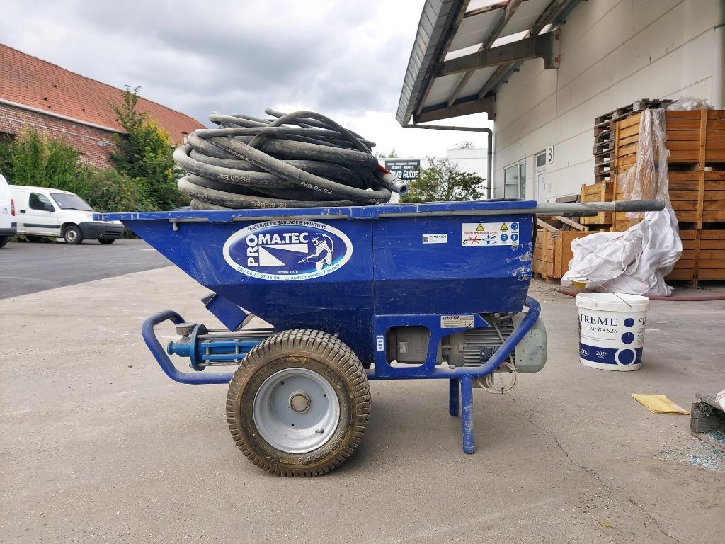 Machine à chape liquide COMPACT-PRO 50, Enlèvement