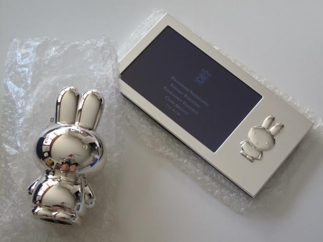 Zilveren Nijntje voor geboortegeschenk ofzo, NIEUW, Ophalen of Verzenden, Nieuw