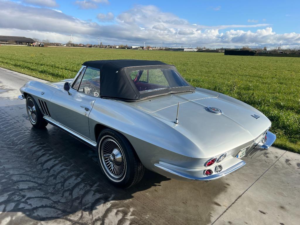 Chevrolet Corvette C2 1966, Auto's, 8 cilinders, Cabriolet, Radio, 2 zetels