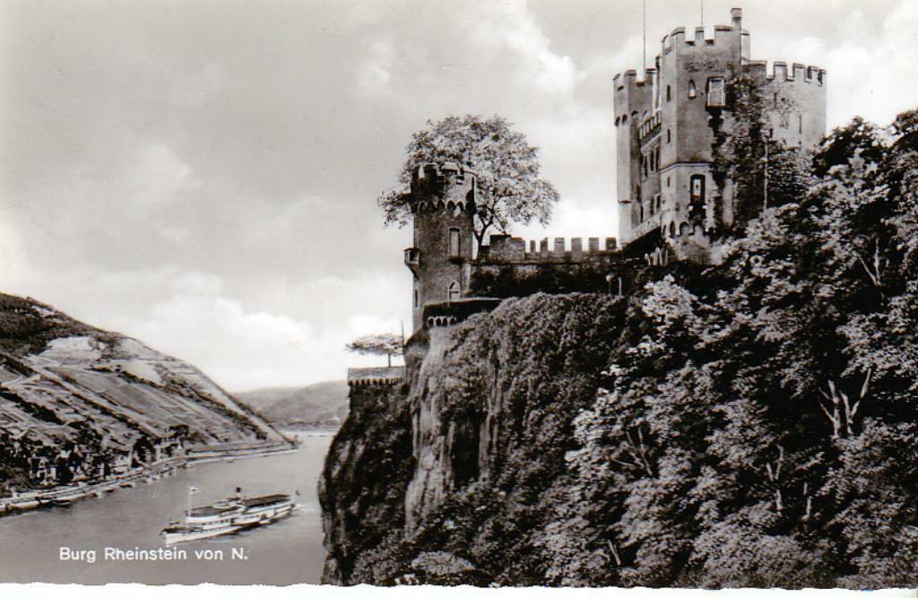 Postkaarten SCHLOSS RHEINSTEIN bei Assmannshausen am Rhein., Enlèvement ou Envoi