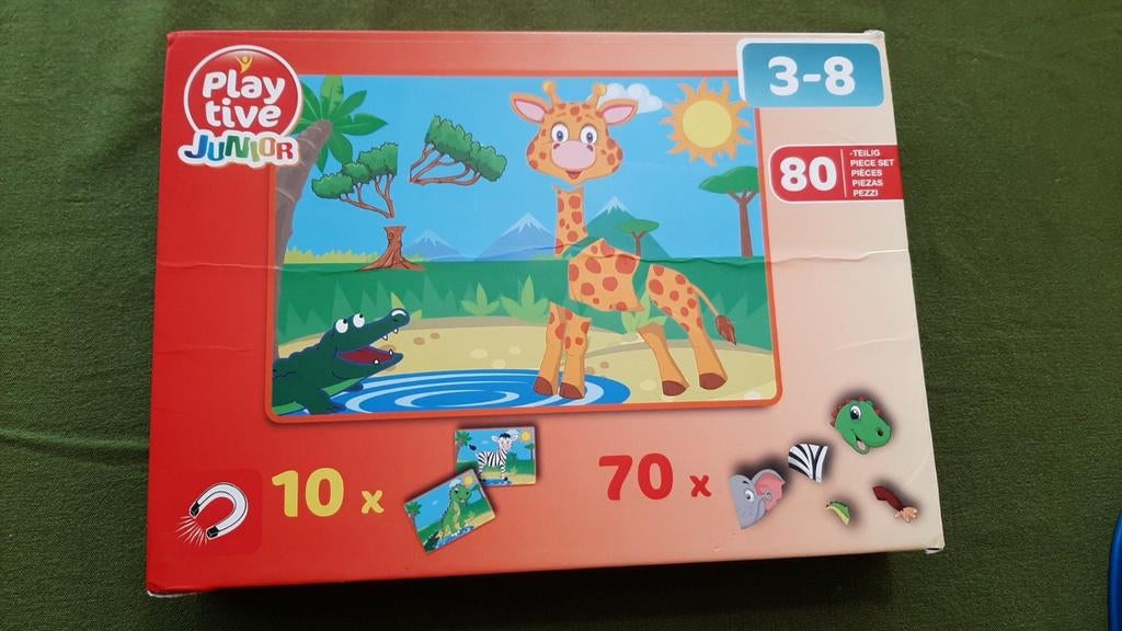 Magnetische puzzels playtive junior, Ophalen, Gebruikt