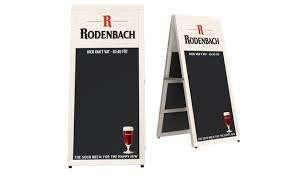 stoepbord rodenbach fruitage, Verzamelen, Biermerken, Verzenden, Nieuw, Overige typen, Overige merken