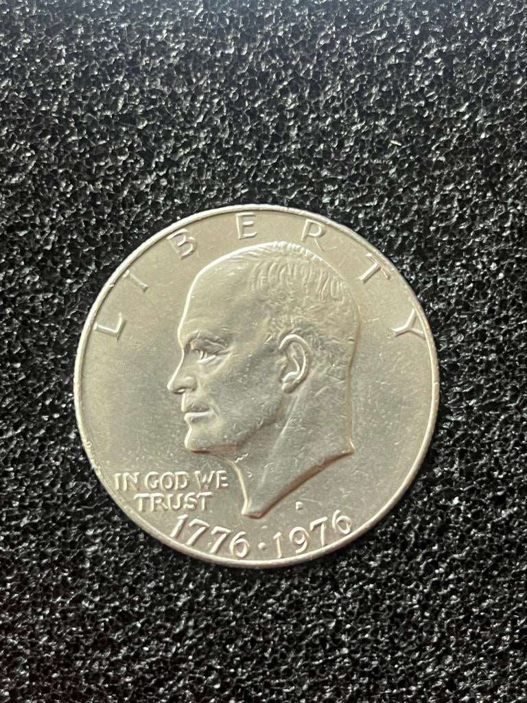 Oude munt US One Dollar 1776-1976 Eisenhouwer, Enlèvement