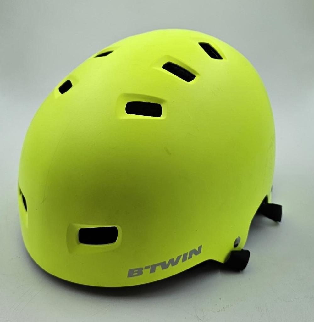 Fietshelm abus fluo, Ophalen of Verzenden, Zo goed als nieuw, Abus, L