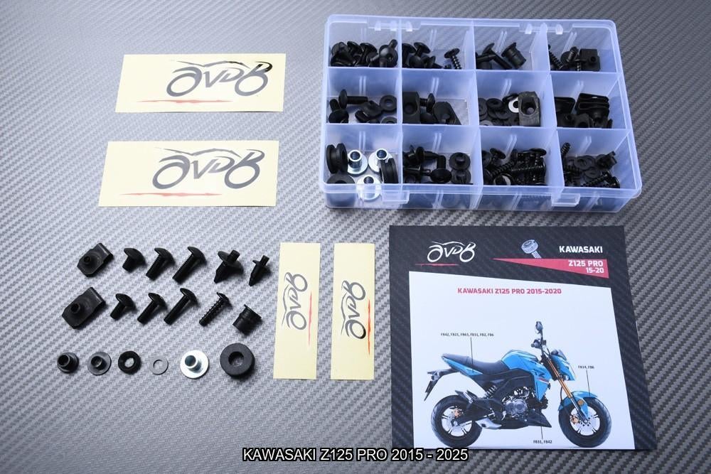 Kit visserie spécifique pour KAWASAKI Z125 PRO 2015 - 2025, Enlèvement ou Envoi, Neuf