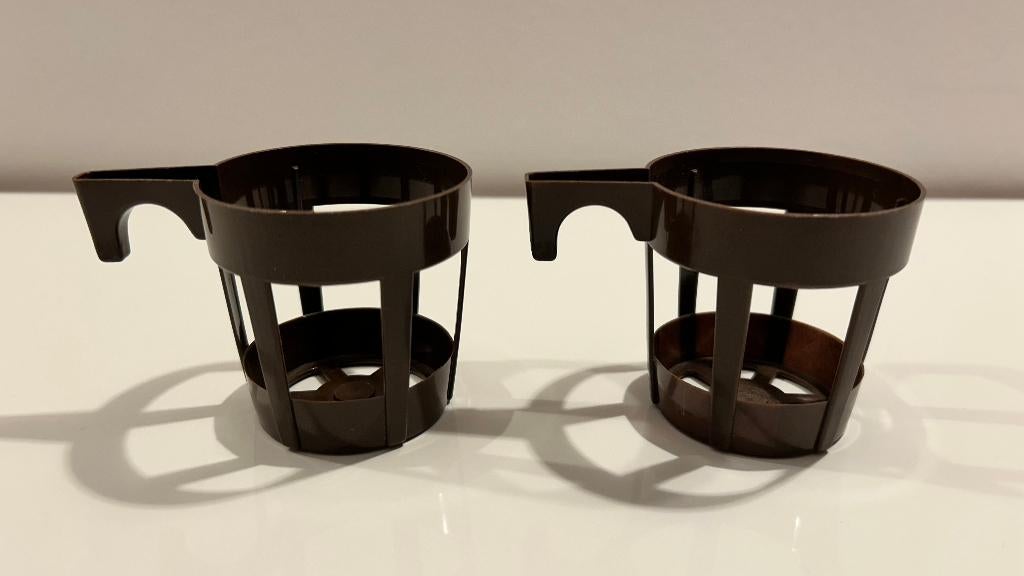 2 plastic koffiebekerhouders, Huis en Inrichting, Keuken | Servies, Ophalen of Verzenden, Nieuw, Overige typen