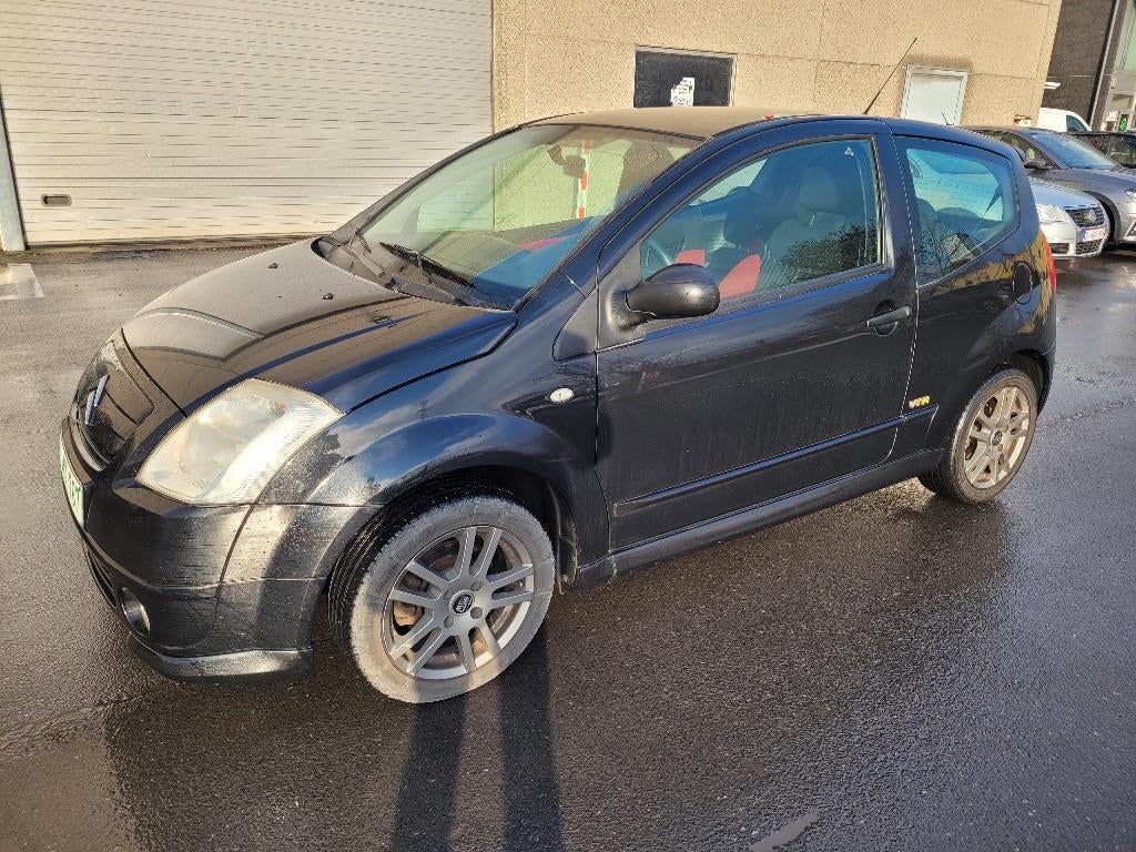 Citroën C2, Auto's, Voorwielaandrijving, Stof, Zwart, Zwart