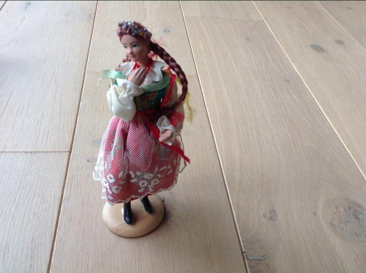 Handgemaakt popje Polen, Verzamelen, Poppen, Ophalen of Verzenden, Zo goed als nieuw