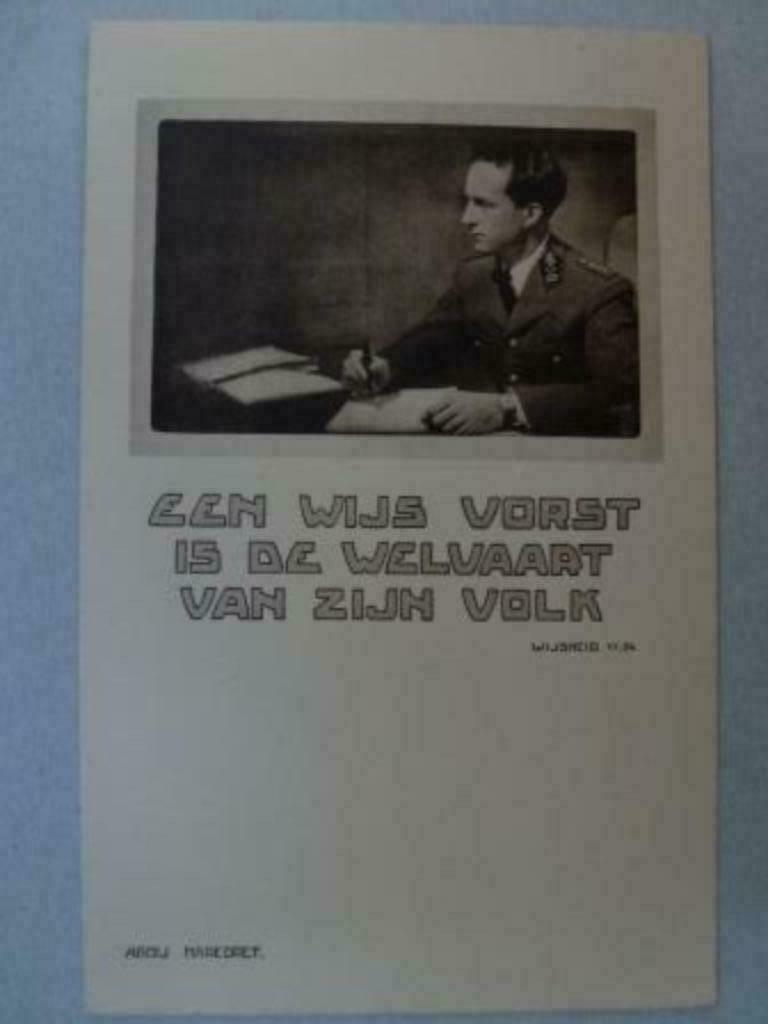 Koning Leopold III  Een wijs vorst is de welvaart van zijn v, Envoi, Affranchie