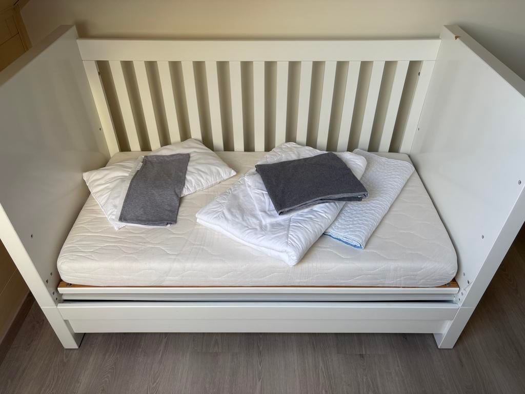 Prachtig meegroeibed Théophile&Patachou 140x70, Gebruikt, 70 tot 85 cm, Minder dan 140 cm, Ophalen