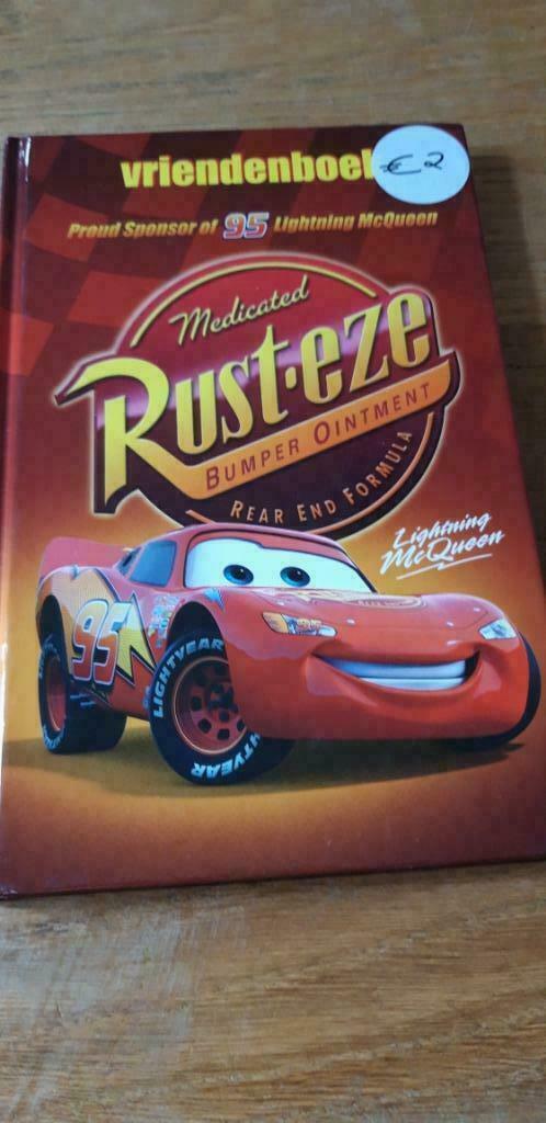Vriendenboekje cars, Ophalen of Verzenden, Nieuw
