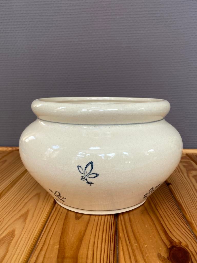 keramische plantenpot/bloempot, Rond, Ophalen of Verzenden, Aardewerk, Minder dan 40 cm