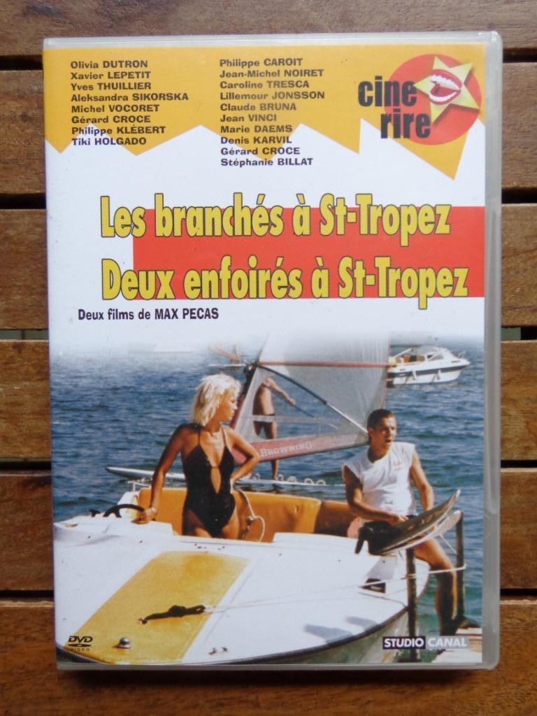 )) Les Branchés à St-Tropez / Deux enfoirés à St-Tropez  ((, Tous les âges, Enlèvement ou Envoi, Comme neuf, Autres genres