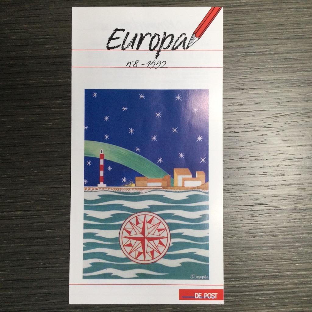 België / Belgique 2454 2455 / Filatelistisch Vouwblaadje, Europe, Affranchi, Oblitération 1er jour, Envoi