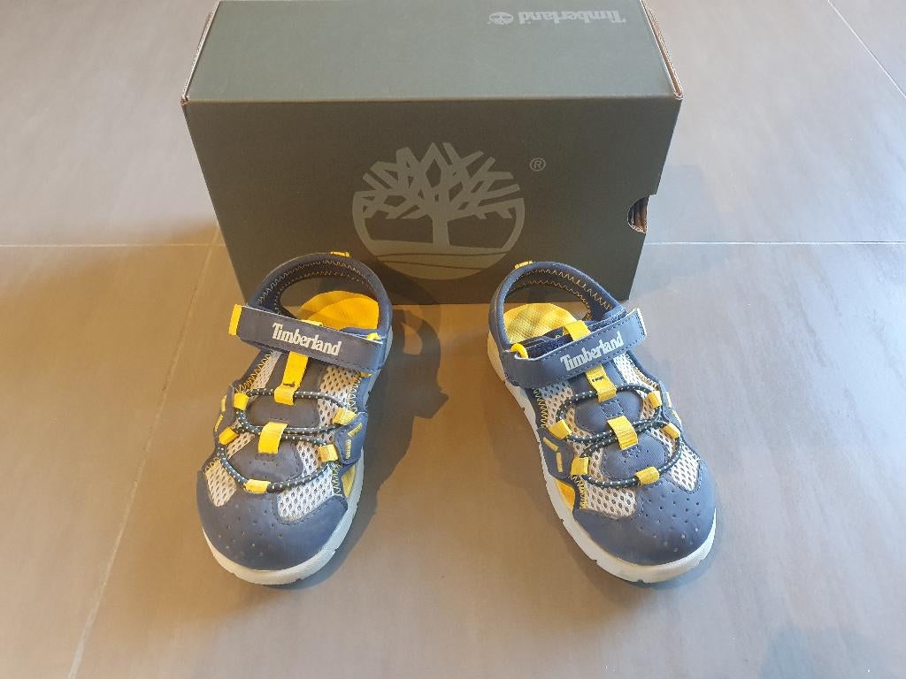 Sandalen Timberland, navy-geel, maat 28, Ophalen of Verzenden, Timberland, Jongen of Meisje