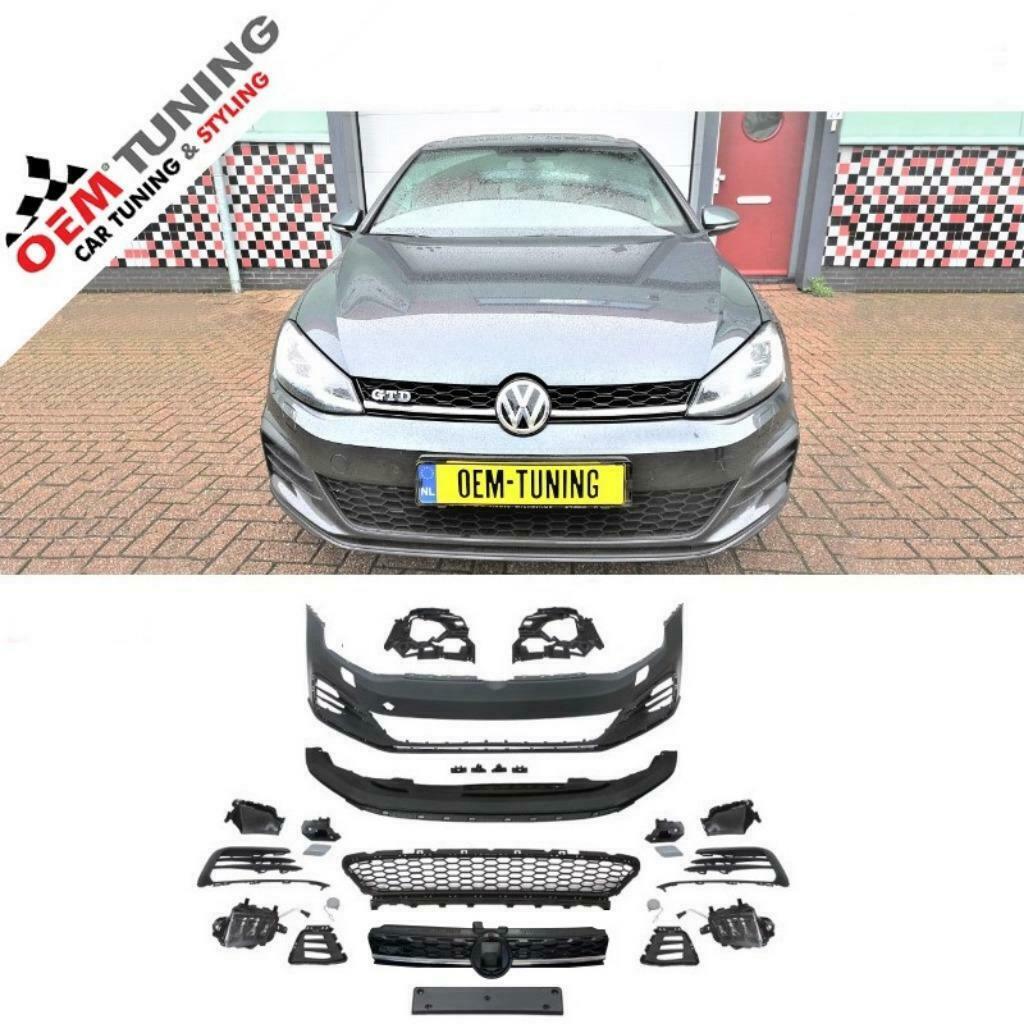 7.5 GTD LOOK Voorbumper Voor GOLF 7 | 2013-2016 | GOLF 7 GTD, Nieuw, Ophalen of Verzenden, Bumper, Volkswagen