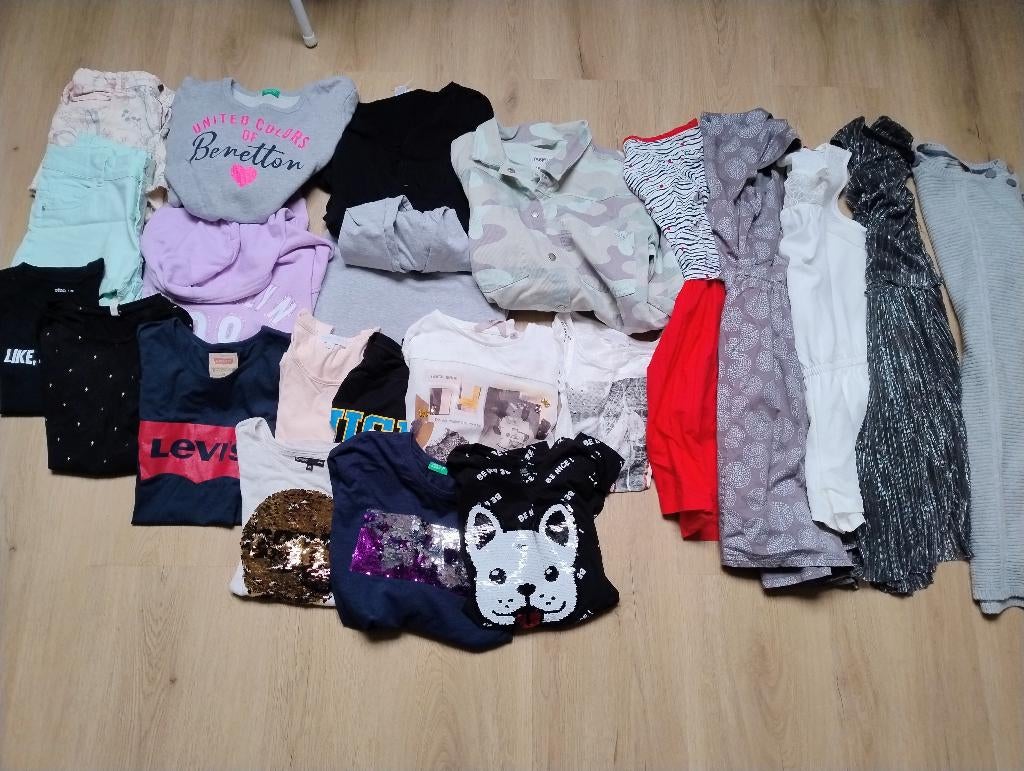 Lot de vêtements fille 14 ans, Kinderen en Baby's, Kinderkleding | Kinder-kledingpakketten, Zo goed als nieuw, Maat 164, Ophalen of Verzenden