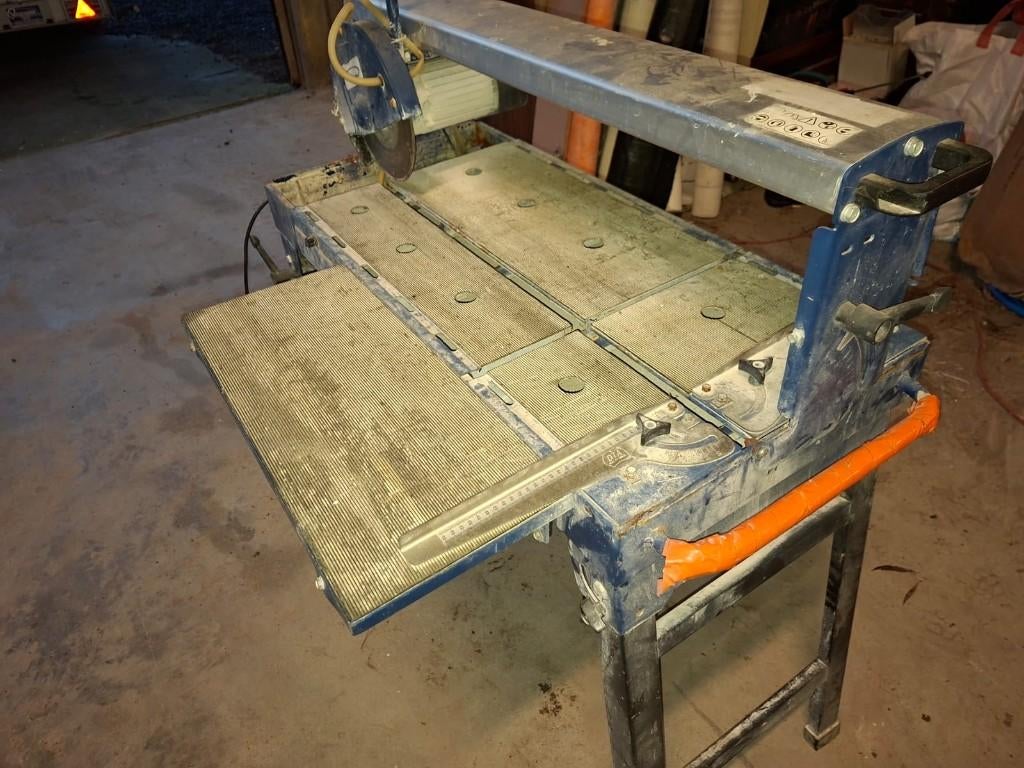 Tegelsnijder 800euro, Ophalen, Gebruikt