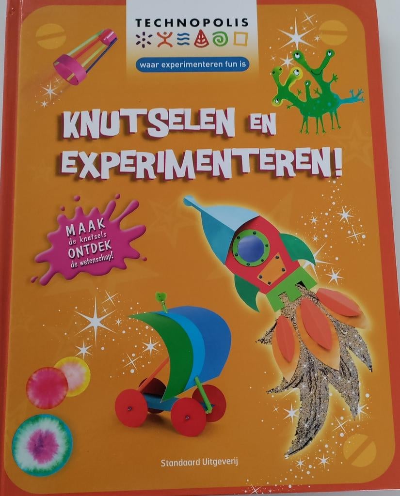 Boek : Knutselen en experimenteren  Technopolis, Hobby en Vrije tijd, Knutselen, Knutselwerk, Ophalen