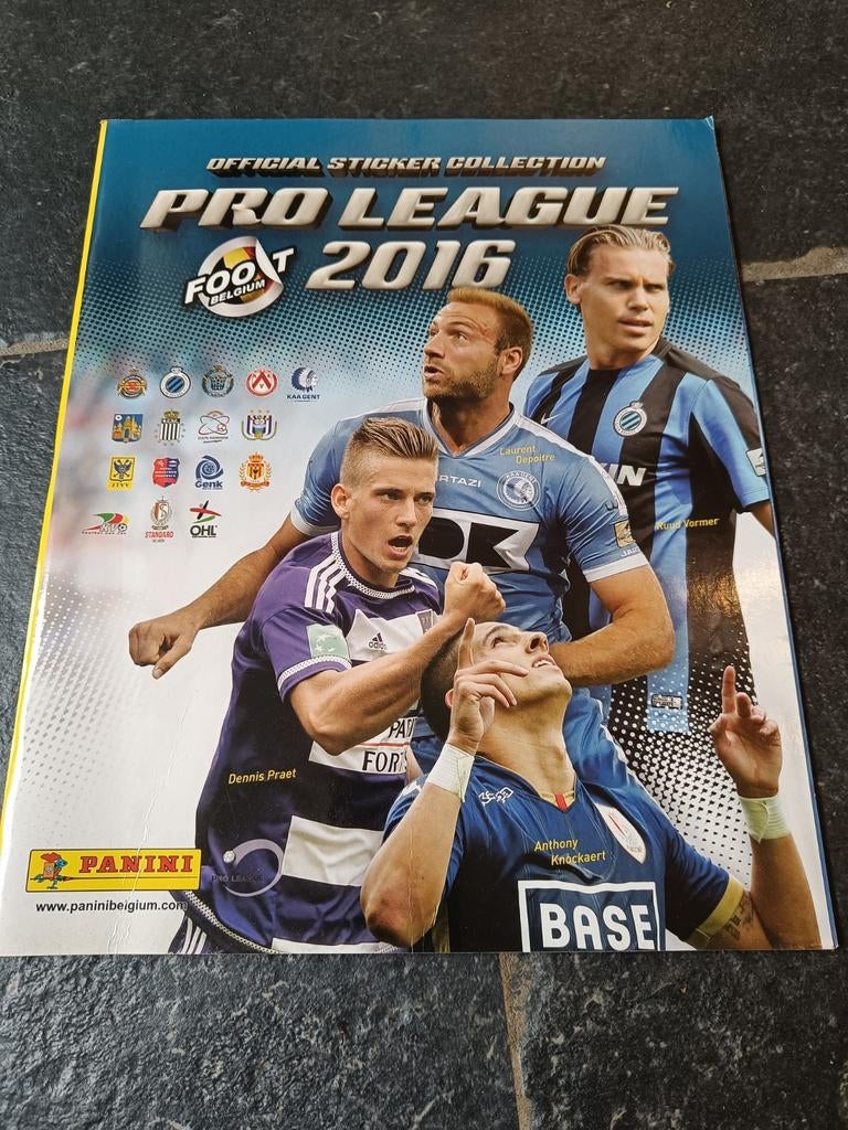 Panini - Pro League 2016 - leeg, Ophalen of Verzenden, Nieuw