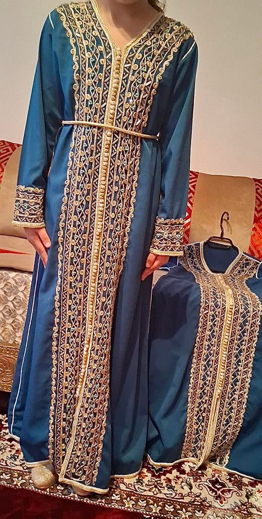 Blauwe kaftan meisjes, Ophalen, Zo goed als nieuw