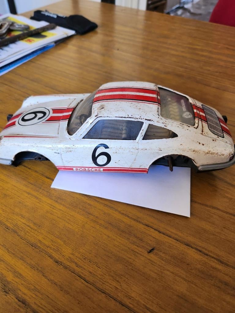 Oude antiek schaalmodel porsche 911,joulstra, Ophalen