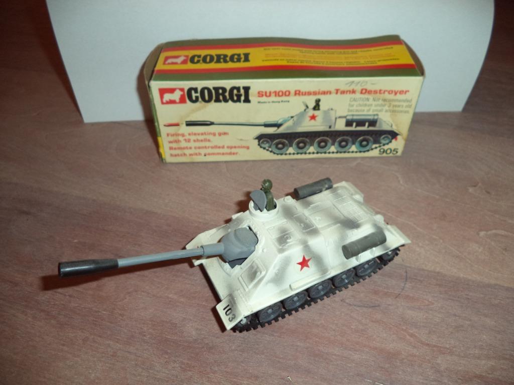 Corgi Toys SU russian tank destroyer, Enlèvement ou Envoi