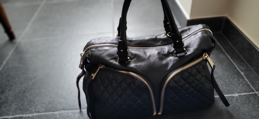Prachtige zwarte tas Abro, Handtassen en Accessoires, Tassen | Damestassen, Ophalen of Verzenden, Nieuw, Zwart, Handtas