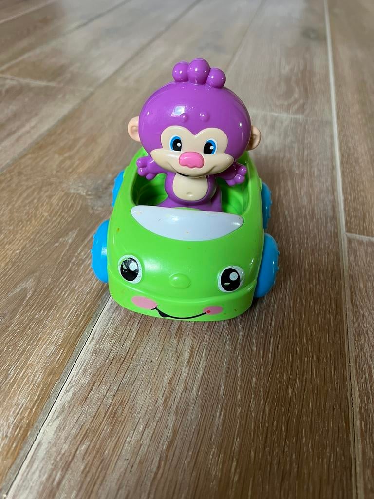 Fisher-Price Laugh & Learn Monkey's Learning Car, Kinderen en Baby's, Ophalen of Verzenden, Gebruikt, Speelset, Met geluid