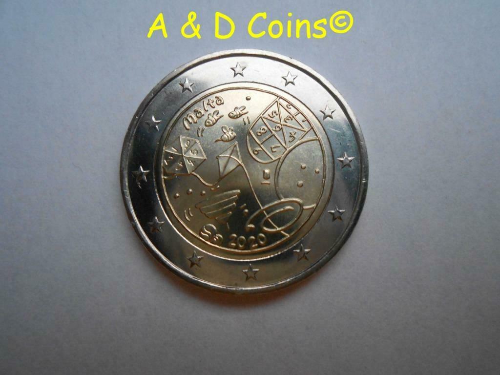 Malta 2 euro cc 2020, Ophalen of Verzenden, Malta, 2 euro, Losse munt