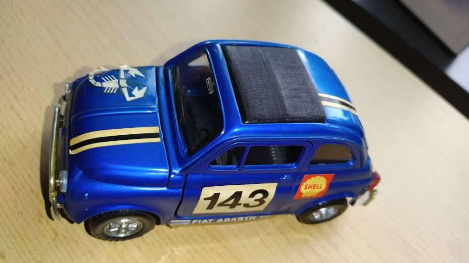 FIAT ABARTH 595 POLITOYS 1:25 MINT !!, Ophalen of Verzenden, Zo goed als nieuw, Auto, Overige merken