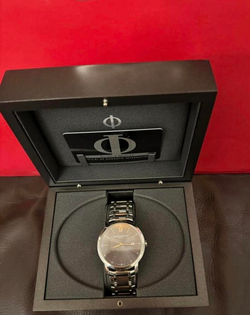 Baume & Mercier Classima XL, Staal, Staal, Polshorloge, Zo goed als nieuw