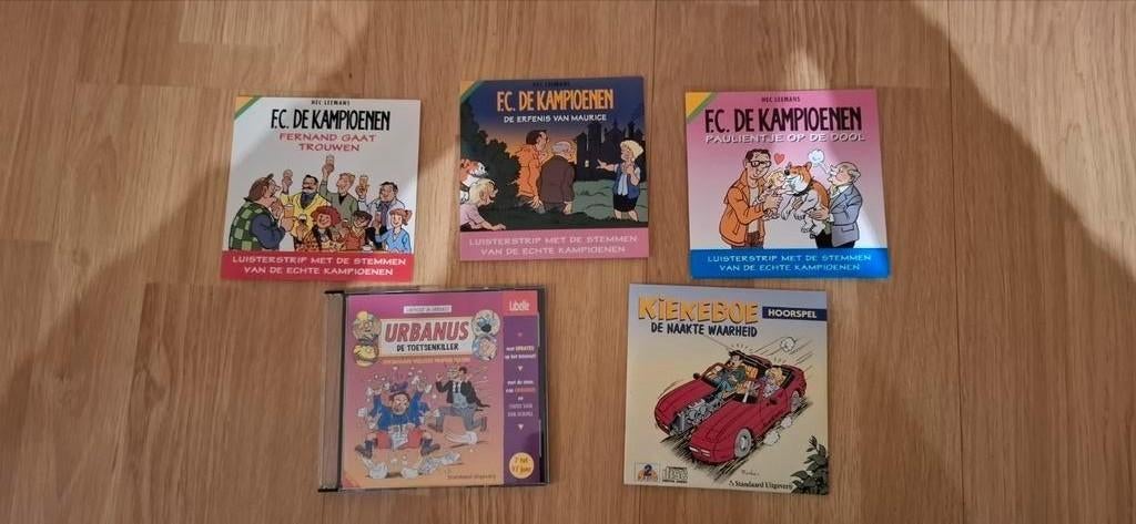 Luister cd kampioenen, urbanus, kiekeboe, Ophalen of Verzenden