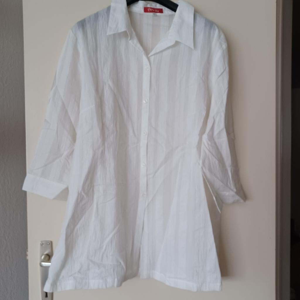 Tuniekblouse met 3/4 mouw. Paprika maat 5, Kleding | Dames, Ophalen of Verzenden