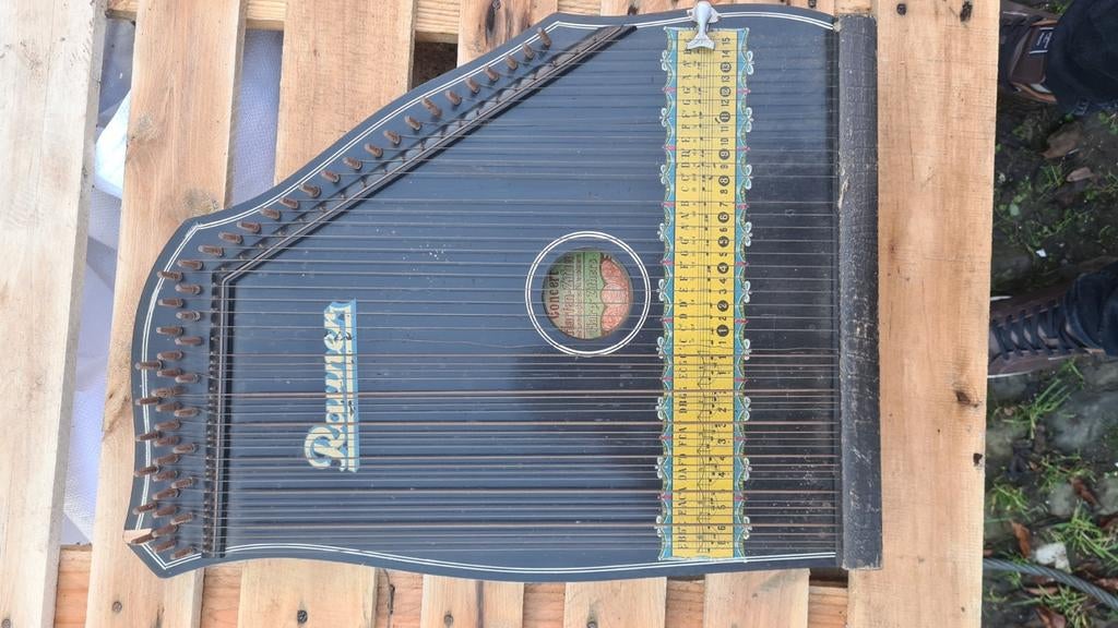 Ancienne Harpe harfen zither rauner, Musique & Instruments, Enlèvement, Comme neuf