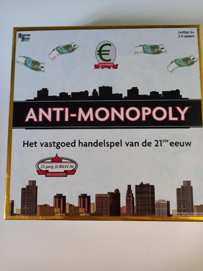 Anti-Monopoly - Bordspel, Hobby en Vrije tijd, Gezelschapsspellen | Bordspellen, Zo goed als nieuw, Vijf spelers of meer, Ophalen of Verzenden
