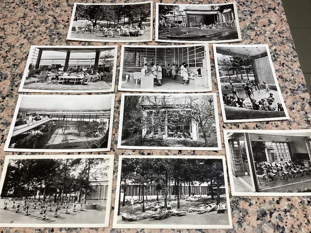 Lot 10 postkaarten SURESNES ecole plein air, Ophalen of Verzenden, 1940 tot 1960, Ongelopen, Overige thema's