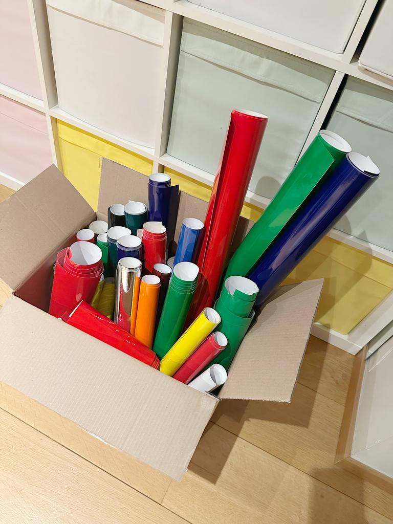 Mega lot plottervinyl aan knalprijs, Hobby & Loisirs créatifs, Bricolage, Comme neuf, Enlèvement ou Envoi