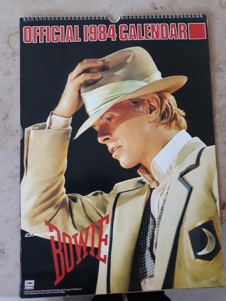 Kalender David Bowie 1984, Verzamelen, Ophalen of Verzenden, Gebruikt, Overige typen