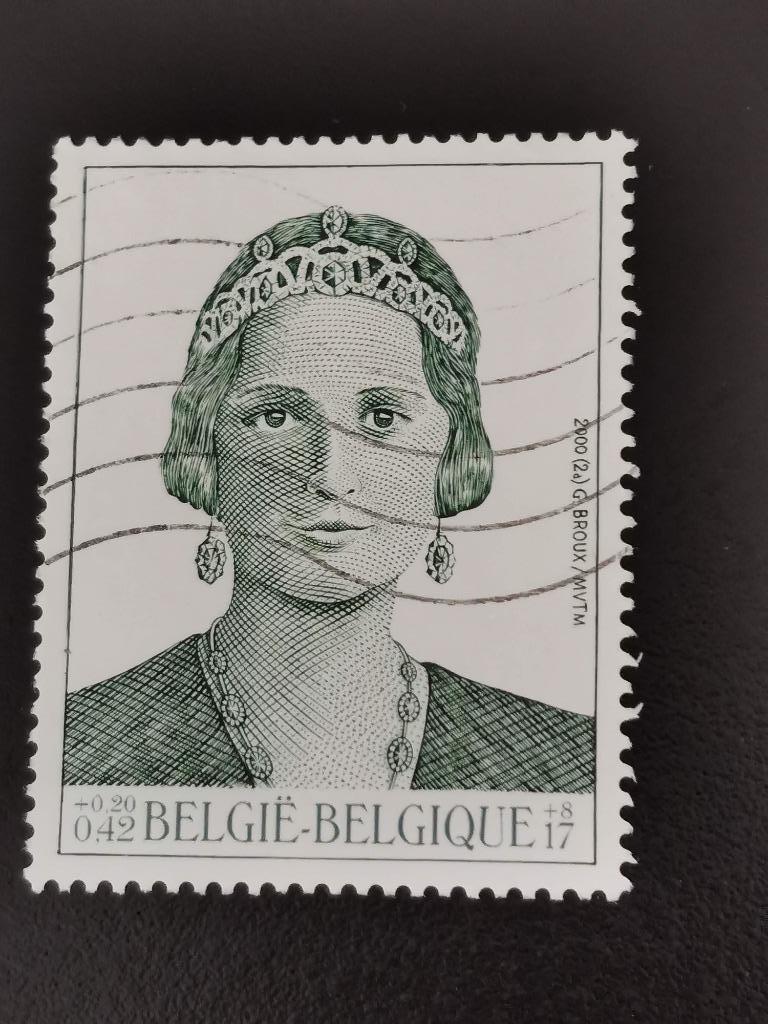 Belgie 2000 - Koningshuis - Koningin Astrid - toeslagzegel, Postzegels en Munten, Ophalen of Verzenden, Gestempeld, Koninklijk huis