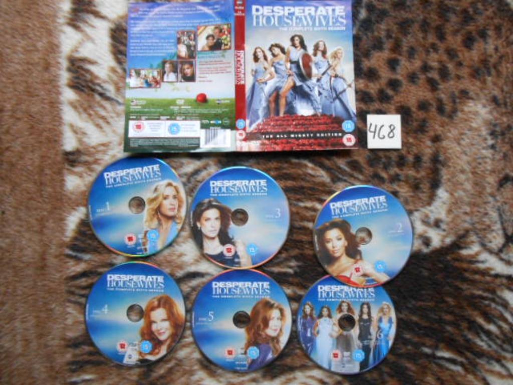 6 DVD Desperate Housewives The complete sixth season, À partir de 12 ans, Enlèvement ou Envoi, Utilisé, Action et Aventure