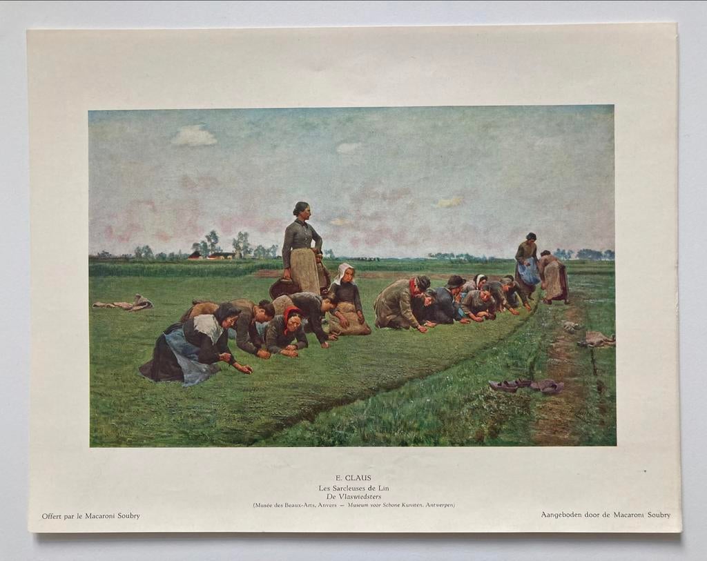 prent Emile Claus - reeks Soubry, Ophalen, Foto