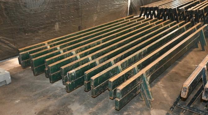 metalen onderbouw podium, Enlèvement, Utilisé