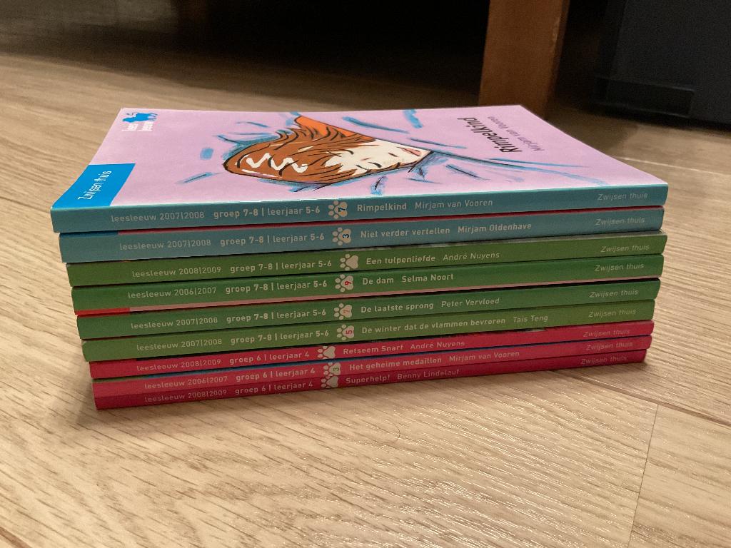 set van 9 boekjes Leesleeuw, Boeken, Ophalen of Verzenden, Gelezen, Fictie algemeen