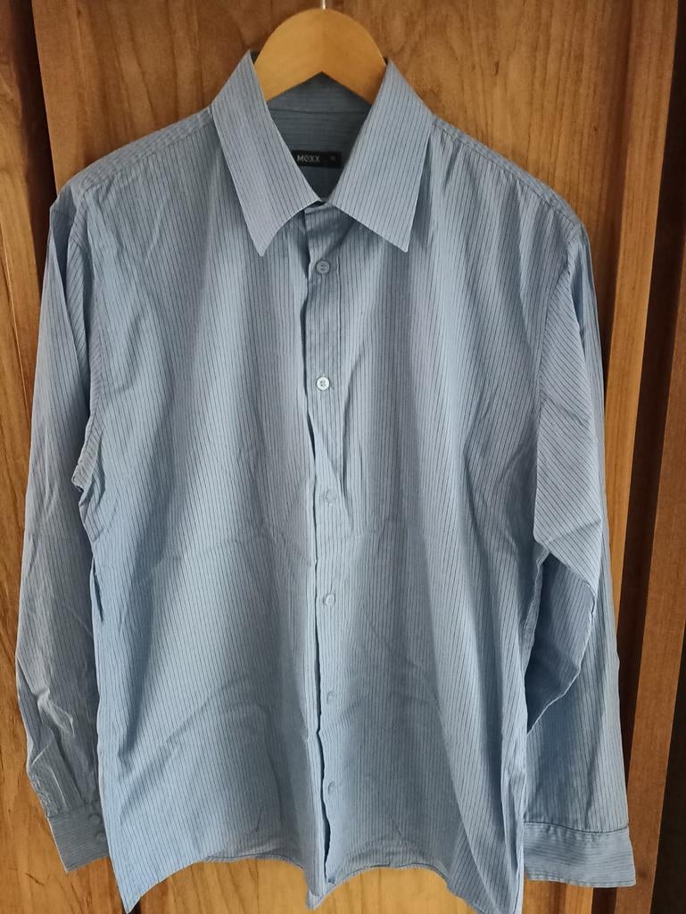 Chemise bleue lignée Mexx taille XL, Kleding | Heren, Overhemden, Mexx, Blauw, Ophalen of Verzenden, Zo goed als nieuw