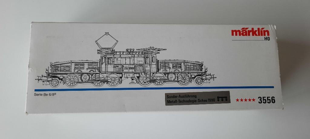 Märklin krokodil 3556 Metall Technologie Schau 1990, Analogique, Enlèvement ou Envoi, Courant alternatif, Comme neuf