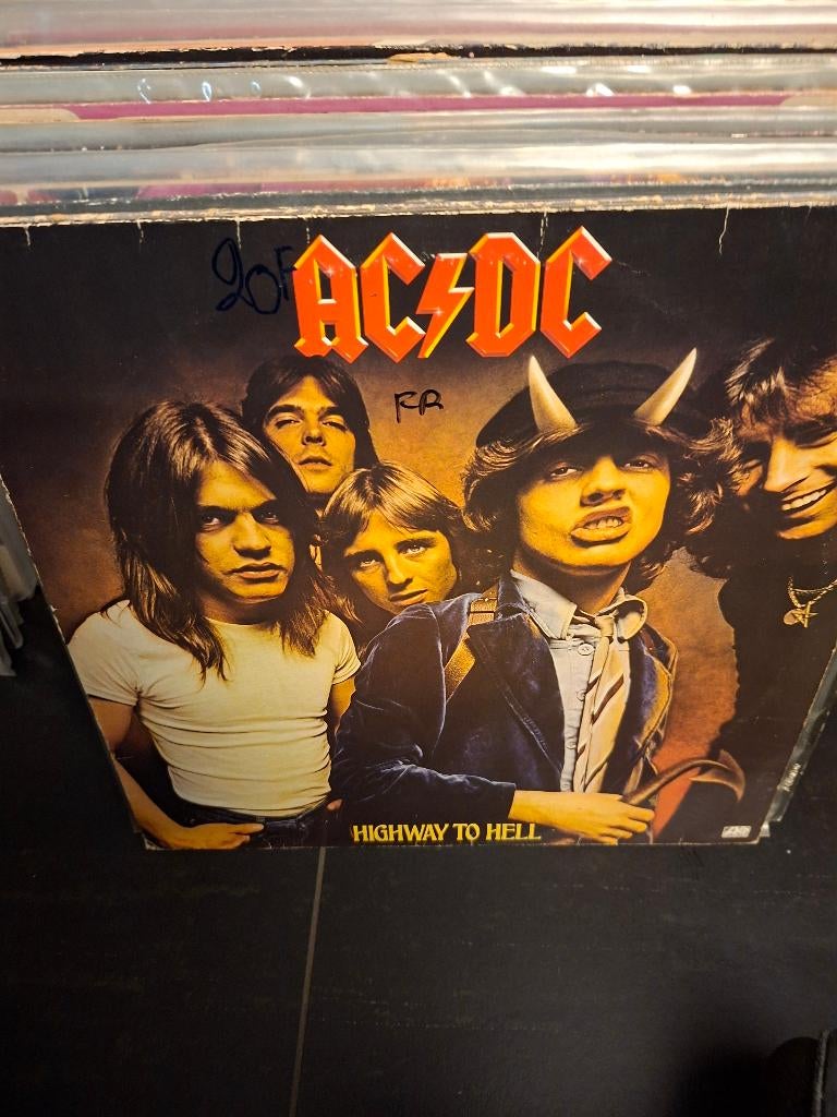 lp - ac/dc - highway to hell - vak 16, Ophalen of Verzenden, Gebruikt